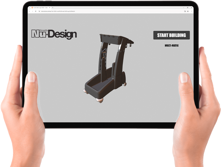 Nu-Design tablet mockup