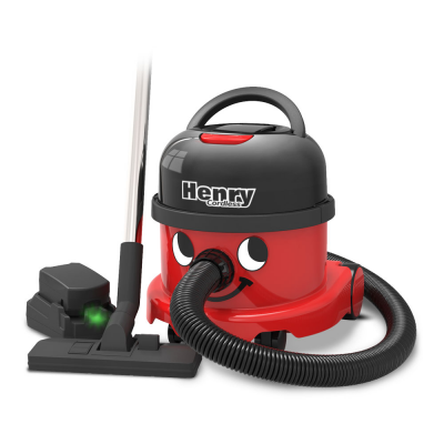 Henry, red, battery, cordless, numatic, support, numatic support, vacuum,