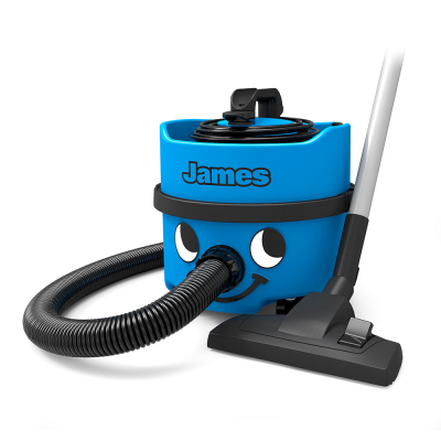 James, blue, vacuum, numatic, numatic support, JVP180